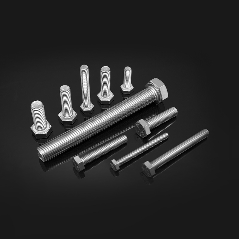 สลักเกลียวหัวหกเหลี่ยมสแตนเลส DIN 933 พร้อมเกลียวเต็ม